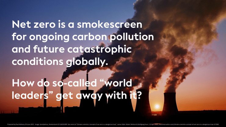 Net Zero Smokescreen